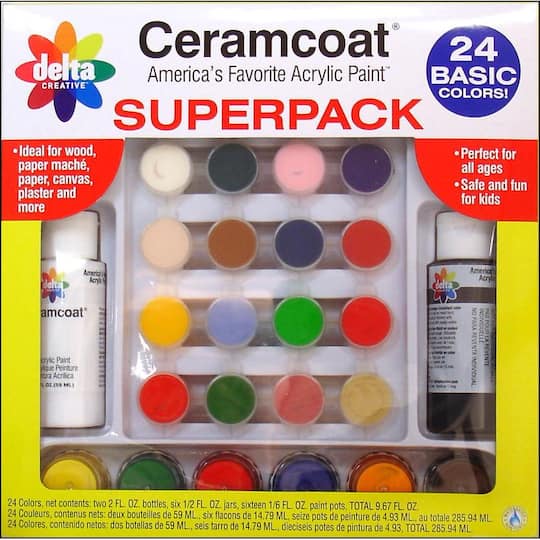 Delta Ceramcoat&#xAE; Superpack Basic Colors